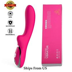 Women Toys Pleasure Waterproof with Multiple Speed and Patterns Couples Woman Toy Portable Electronic Computer USB Rechargeable,Only Ships from US,ZSB08