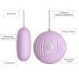 Mini Bullet Compact Power Multi Speed Power Pack Egg Love Bullets & Eggs for Women and Couple Female Waterproof Bullet Love Egg with 7-Frequency for Women