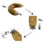 Stainless Steel deformable Anal Sex Toys Anal Sex Toys Anal Stimulator Sex Games Female Anal Foxs Tail Tail Butt Plug Stimulator Role with Replacement of Anal Plug Head can be Used for SM Adult Game