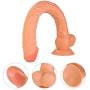 Zhiounny Realistic Pennis,Super Long Big Dillo with Suction Cup Seax Toiys for Women Female Mastubantion (Black)