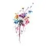 SanerLian Dandelion Lotus Flowers Temporary Tattoo Sticker Rose Sunflowers Watercolor Waterproof Women Girls Hand Arm Chest Back Body Art 10.5X6cm Set of 12 (Design1) SanerLian Dandelion Lotus Flowers Temporary Tattoo Sticker Rose Sunflowers Watercolor Waterproof Women Girls Hand Arm Chest Back Body Art 10.5X6cm Set of 12 (Design1)