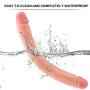 BlsesJoy 111-15 Inch Soft Silicone Double Headed D!ldɔs Relaxation Massager