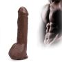 Labibing 9.84 Inch Women Pleasure Toys - Vǐbrating Toys Waterproof Toy Labibing (Color : Brown)