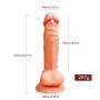 Guiseniour 8.27 Inch Female Realisticc Lifelike Toys for Women Silicone Tools with Suctionn Cup