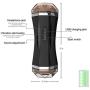 FWYM Football Men Private BedroomTõýs with Headphone Jack Double-end Váginá Design 8 Frequency Sports Modes