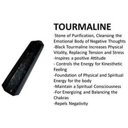 Jet Genuine Black Tourmaline Obelisk Tower Jumbo 6 Facet Aura Rock Crystal Natural Polished