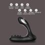 JIA-Bing Electromagnetic Pulse Men Remote Control USB Rechargeable Massage Toys Relax for Men