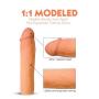 Topco Sales Tommy Gunn Be Him Cyberskin Penis Extension, Cock sleeve, Size and pleasure Enlager&Enhancer, Proven body-safe Stretchy Material, Ultra-soft, Water-based Lube Applicative for Men & Couple