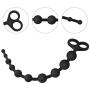 Sexbaby Anal Chain with 10 Balls, Anal Plug with Anal Beads for Men and Women