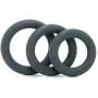 Doc Johnson OptiMALE - Thick 3 C-Ring Set - Stretchy Silicone - Slate Doc Johnson OptiMALE - Thick 3 C-Ring Set - Stretchy Silicone - Slate