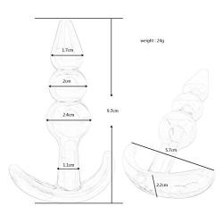 NVXYP Ànàl Plǔg Four-Piece Silicone Fěmǎlě G Póínt Ǎnǎl Wǎnd Adult Sěx Toys Mǎstǔrbǎtíón Ǎnǎl Sěx Tóys 0416 (Color, Purple),Pink