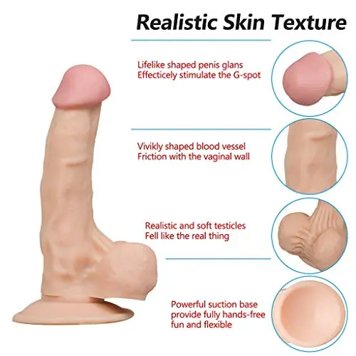 Lfcmf Realistic Real Soft Realistic-Ďìld`ɔ Waterproof Tools for Women Female-7.28 Inch, Pleasure Stick for Women Lfcmf Realistic Real Soft Realistic-Ďìld`ɔ Waterproof Tools for Women Female-7.28 Inch, Pleasure Stick for Women