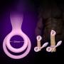 Wytinug Mini Vib Dual Pe‘n’NIS Ring Male Massage Relax Toy Couples Bed Fun Game