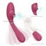 Clitoral Sucking Vibrator G Spot Vibrator Nipples Suction Clitoris Stimulator,Treediride Dual Motor 10 Vibration Modes Vagina Massager Waterproof Vibrating Dildo Rechargeable Sex Toys for Women Couple
