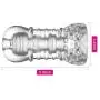 Clear Male Masturbator Cup - Mens Sex Toy for Penis Stimulation Masturbation and Training, Transparent Cock Stroker, Stage 5 Clear Male Masturbator Cup - Mens Sex Toy for Penis Stimulation Masturbation and Training, Transparent Cock Stroker, Stage 5