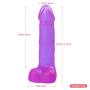 5 Inches Huge Powerful Suction Cup Easy Waterproof Female - Purple - Gaozhonggaosan