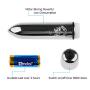 Vibrator, Oomph! Powerful WaterProof Single-speed Massager Mini Bullet Vibrator/Vibes Female Masturbation Toy (Silver)