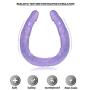 21.56 Inches Double Head Hands-Free Relaxation Beginner Strong Huge Tool Pleasure Dillos Toy for Women