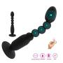 Lfcmf Home Supplies Ânāl Beads Vîb-Rát-Or Ânāl P-Lüg Pröstátê Massage B-Û-Tt-P-Lüg Silicone Women Men Ma-Sturba-Tion Relaxation Product (Color : Black)