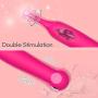 G Spot Clitoris Vibrator Vagina Stimulation for Female Masturbation, Treediride Silicone 10 High Frequencies Clitoral Nipple Pussy Massager Rechargeable and Quiet Sex Toy for Women