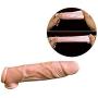Wearable Male Rod Extension Enhancer Girth Extender Sleeve for Men 10 inch