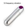 Mini Bullet Vibrator Rechargeable Powerful 10 Speeds G-Spot Clitoral Stimulation Vibrator for Women, Waterproof Clitoris Vagina Stimulator Adult Sex Toys for Couples