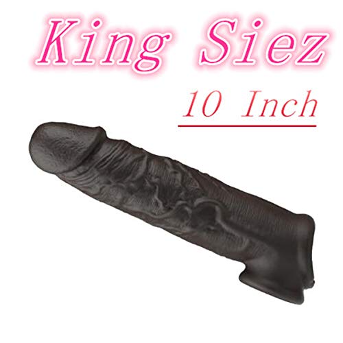 Pê-NIS Sleeve Vib-ratór Reusable Cóndoms for Men Pê-NIS En-la-rgement Delay Ejacuation Trainer Pê-nisring Cóndom Condones Safer 4552