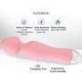 LESIGE Personal Wand Massager, G Spot Vibrator Waterproof Dildo Clitoral Anal Stimulator with Strong Vibrating & Heating Function, USB Rechargeable Cordless Massager Stick Sex Toy for Women Men