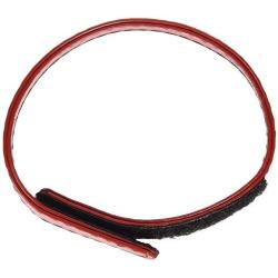M2m Cock Ring, Leather, Velcro, Red