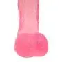 Full 100% Silicone 12 Inch Soft Toy with Suction Cup Base Great for Beginners Toys Friction Attrition - Pink - Biyenanian1.2
