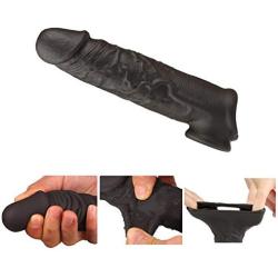 Silicone Cóndom Reusable Pênnís Sleeve Enlargement Toys for Men Chástity Clítoris Stímulator Pênnís Rings f3