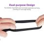 LEVETT Flexible Silicone Cock Rings, Penis Enlarger Stronger and Harder Erection to Prolonging Climax Sex Toys for Men (Flexible size)