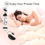 Remote Love Egg - 10 Strong Vibrations Wireless Remote Massager - 10 Standby Mode,Silicone,Waterproof & Rechargeable,Black