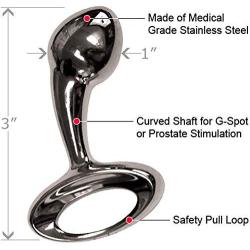 Njoy Pure Plug Small with Sliquid Sassy Anal Lube