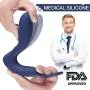 Vibrating Prostate Massager with Cock Ring, BOMBEX 10 Patterns Anal Plug with Remote Control, Silicone G-spot Vibrator Sex Toys for Men, Women and Couple Vibrating Prostate Massager with Cock Ring, BOMBEX 10 Patterns Anal Plug with Remote Control, Silicone G-spot Vibrator Sex Toys for Men, Women and Couple