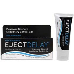 EjectDelay® - 2oz Tube - Maximum Strength Ejaculation Control - Male Desensitizer - Improves Longer Lasting Climax for Men & PE or Premature Ejaculation