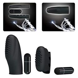 Knowwest Personal Finger Sleeve Fingering Massager Silicone six Toys for Couple Ví-brátions