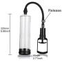 Women Relaxing Male Penis Pump, Enlarger Enlargement Bigger Sleeve Growth Enhancer Extender for Men Penisgrowth Pump Penisextender Length Device for Men