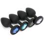 ❤ Black Small Silicone Amal Plug Jewelry Massage Six Toy Amus for Women Men