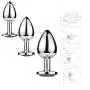 3 Pcs Jewelry Design Fetish Stainless Steel Anal Butt Plug S&M Adult Sex Game Personal Massager for Women Men Couples Lover (Black) 3 Pcs Jewelry Design Fetish Stainless Steel Anal Butt Plug S&M Adult Sex Game Personal Massager for Women Men Couples Lover (Black)