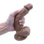 MEIJUNMAWEI 8.26inch Female Realistic Dìdlo with Suction Cup Hands-Free Flexible Toy-(Brown) MEIJUNMAWEI 8.26inch Female Realistic Dìdlo with Suction Cup Hands-Free Flexible Toy-(Brown)