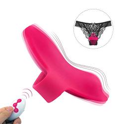 Remote Control Butterfly Vibrator 10 Vibration Modes Clitoris Stimulator, Oixgirl Wireless Jump Egg Massager for Couple Flirting USB Rechargeable Clitoral Climax Sex Toy