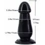 LZYAA Big Size Anal Plug Dildo Penis Suction Cup Men Women Masturbation Couple Flirt Tools(Black) LZYAA Big Size Anal Plug Dildo Penis Suction Cup Men Women Masturbation Couple Flirt Tools(Black)