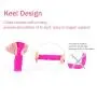 RITER 9 Vibrantion Modes Rotating Vibrantor G Spotter Stimulator Rechargeable Massager Dual Motors Adullt Six Toys for Women Hot Pink