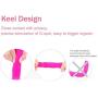 RITER 9 Vibrantion Modes Rotating Vibrantor G Spotter Stimulator Rechargeable Massager Dual Motors Adullt Six Toys for Women Purple