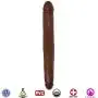 Curve Novelties Jock Tapered Double Dong, Brown, 18 Inch Curve Novelties Jock Tapered Double Dong, Brown, 18 Inch