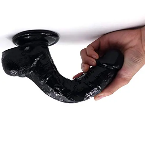 HYLHYL5-F Hǎndhéld ǎdult ǎttǎchménts, Black 7 inch Soft Massaging with Suction Cup 100% Secret Packing Silicone with Strong Suction Cup Flesh Soft | Diameter 4cm/1.57iches HYLHYL5-F Hǎndhéld ǎdult ǎttǎchménts, Black 7 inch Soft Massaging with Suction Cup 100% Secret Packing Silicone with Strong Suction Cup Flesh Soft | Diameter 4cm/1.57iches