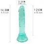 JSCRlove 6 Inch Soft Díldɔ Beginners Lifelike Suction Cup Tools,Transparent Green Women Socks JSCRlove 6 Inch Soft Díldɔ Beginners Lifelike Suction Cup Tools,Transparent Green Women Socks
