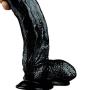 HYLHYL5-F Wànd Shàkìng, 12 inch Realistic Thrusting and Rotation Toys for Women Soft Comfortable Lifelike Massaging Stick | Diameter 6cm/2.36iches