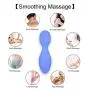 Mini Wand Massager with 10 Magic Speeds Modes, Electric Small Size Wand Massage for Back Neck Shoulder (Sky Blue)